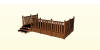 Terrasse en bois pour mobile home en bois trait autoclave classe 4, plancher viss inox, simple, couverte, couverte partiellement, non couverte. Profondeur 2,50 m ou 3 mtres. Soubassements fourni avec toutes nos terrasses en bois pour mobilhome. Terrasse mobil-home montage trs rapide. 