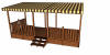 Terrasse en bois pour mobile home en bois trait autoclave classe 4, plancher viss inox, simple, couverte, couverte partiellement, non couverte. Profondeur 2,50 m ou 3 mtres. Soubassements fourni avec toutes nos terrasses en bois pour mobilhome. Terrasse mobil-home montage trs rapide. 