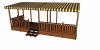 Terrasse en bois pour mobile home en bois trait autoclave classe 4, plancher viss inox, simple, couverte, couverte partiellement, non couverte. Profondeur 2,50 m ou 3 mtres. Soubassements fourni avec toutes nos terrasses en bois pour mobilhome. Terrasse mobil-home montage trs rapide. 