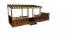 Terrasse en bois pour mobile home en bois trait autoclave classe 4, plancher viss inox, simple, couverte, couverte partiellement, non couverte. Profondeur 2,50 m ou 3 mtres. Soubassements fourni avec toutes nos terrasses en bois pour mobilhome. Terrasse mobil-home montage trs rapide. 