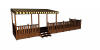 Terrasse en bois pour mobile home en bois trait autoclave classe 4, plancher viss inox, simple, couverte, couverte partiellement, non couverte. Profondeur 2,50 m ou 3 mtres. Soubassements fourni avec toutes nos terrasses en bois pour mobilhome. Terrasse mobil-home montage trs rapide. 
