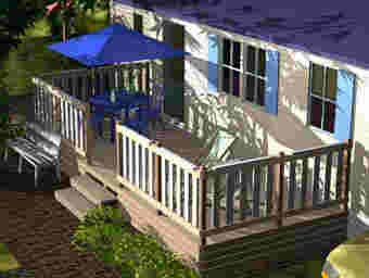 Terrasse en bois pour mobilhome,terrasse mobil,terrasse bois,terrasse en kit, terrasse à monter sois même, terrasse sur mesure, revendeur terrasse, balcon, perron, avancée, estrade, escalier, marche, surelevee, surélevée, sur mesure