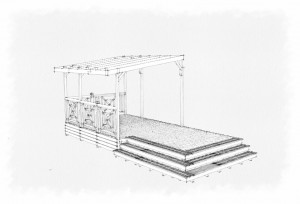 plan terrasse mobilhome