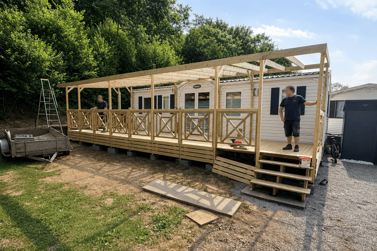 Installation terrasse Deckit